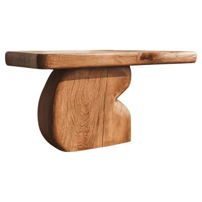 Pre-owned Nono Elefante Sideboard 12, Intricate Oak Form, Sleek Surface In Brown