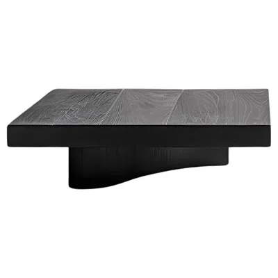 Pre-owned Nono Elevated Square Coffee Table In Natural Oak - Timeless Fundamenta 33 By  In Brown