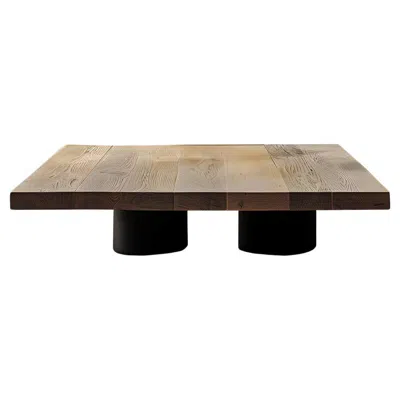 Pre-owned Nono Natural Finish Rectangular Coffee Table - Classic Fundamenta 28 By  In Brown