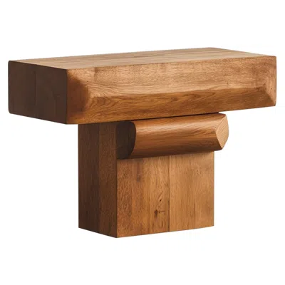 Pre-owned Nono Slim Elefante Console 08,  Craft, Chic Brutalist Style In Brown