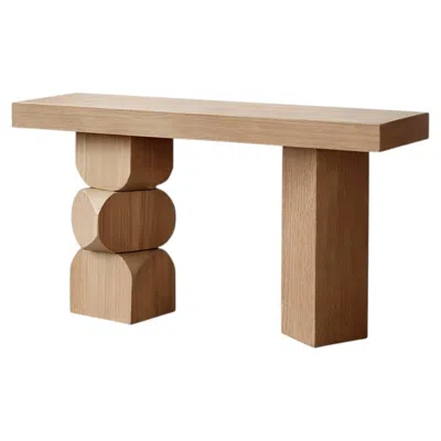 Pre-owned Nono Socle No10 Hallway Table, Design By Joel Escalona In Brown