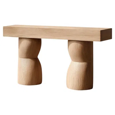 Pre-owned Nono Socle No12 Accent Table, Design By Joel Escalona In Brown