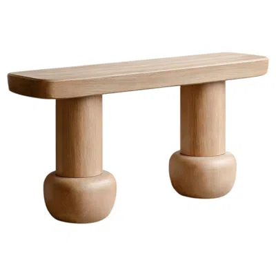 Pre-owned Nono Socle No13 Wall Table By  For Modern Interiors In Brown