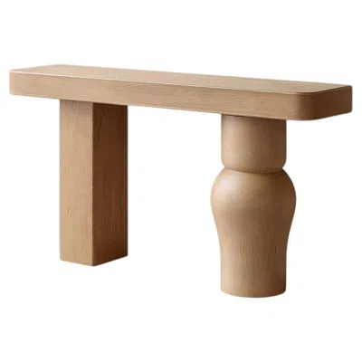 Pre-owned Nono Socle No14 Statement Table, Design By Joel Escalona In Brown