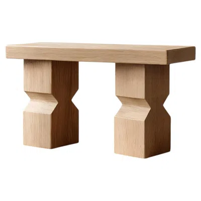 Pre-owned Nono Socle No16 Entryway Table, Design By Joel Escalona In Brown