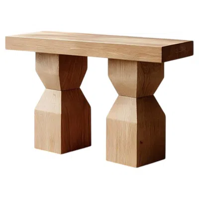 Pre-owned Nono Socle No17 Architectural Console By  For Hallways In Brown