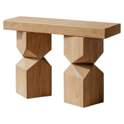 Pre-owned Nono Socle No18 Sofa Table, Design By Joel Escalona In Brown