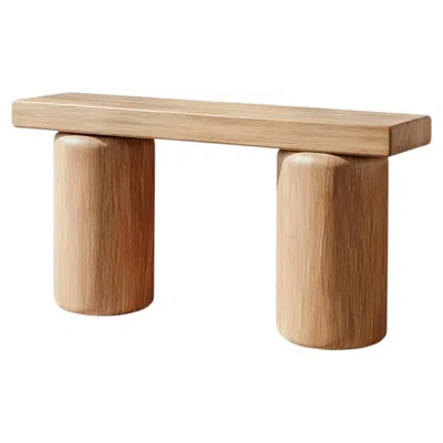Pre-owned Nono Socle No20 Wall Table, Design By Joel Escalona In Brown