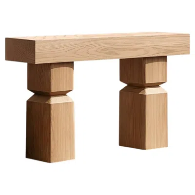 Pre-owned Nono Socle No22 Sculptural Table, Design By Joel Escalona In Brown