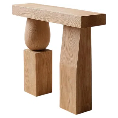Pre-owned Nono Socle No28 Wall Table, Design By Joel Escalona In Brown
