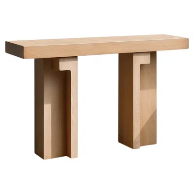 Pre-owned Nono Socle No31 Architectural Console By  For Modern Spaces In Brown