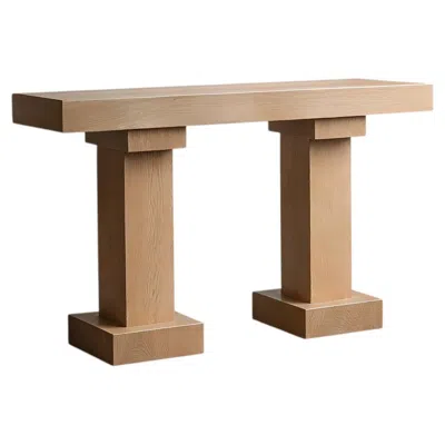 Pre-owned Nono Socle No32 Hallway Table, Design By Joel Escalona In Brown