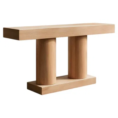 Pre-owned Nono Socle No34 Accent Table, Design By Joel Escalona In Brown