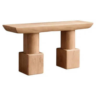Pre-owned Nono Socle No5 Accent Table By  For Contemporary Interiors In Brown