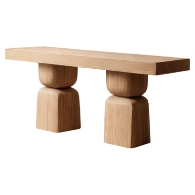 Pre-owned Nono Socle No6 Wall Table, Design By Joel Escalona In Brown