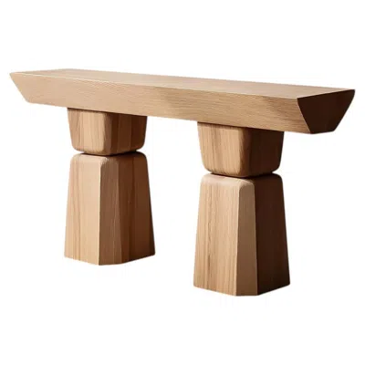 Pre-owned Nono Socle No8 Sculptural Table, Design By Joel Escalona In Brown