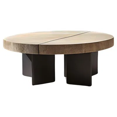 Pre-owned Nono Solid Wood Fundamenta 58 Unique Shapes, Elegant Finish By  In Brown