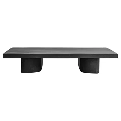 Pre-owned Nono Statement Black Rectangular Coffee Table - Fundamenta 32 By