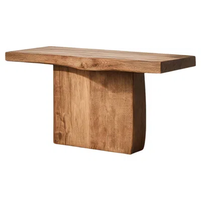 Pre-owned Nono Svelte Elefante Console 18,  Design, Tactile Oak Finish In Brown