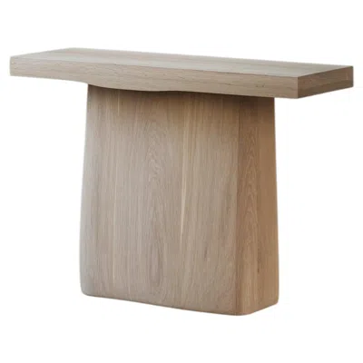 Pre-owned Nono Svelte Elefante Console 18,  Design, Tactile Wood Finish In Brown