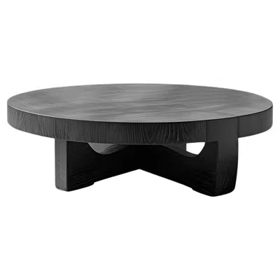 Pre-owned Nono Two-level Round Coffee Table - Layered Fundamenta 40 By  In Brown