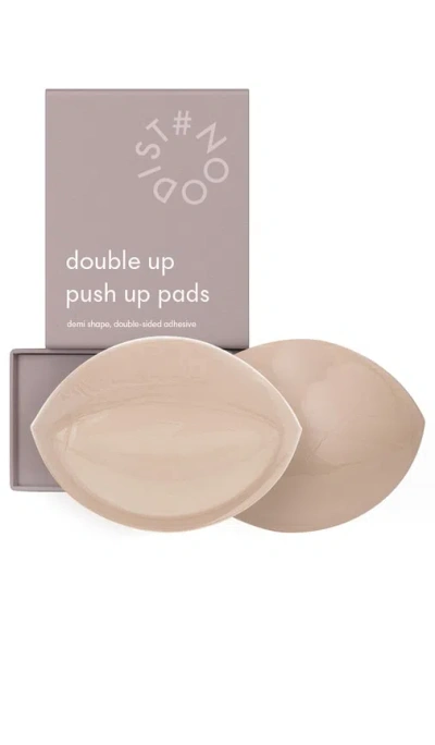 Nood Double Up Adhesive Push-up Enhancers In Buff