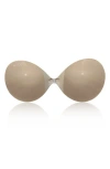 Nood Lightly Padded Luxe Adhesive Bra In Brown