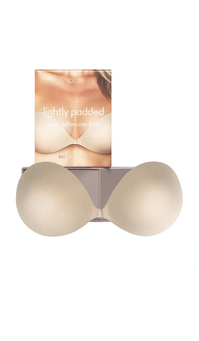 Nood Lightly Padded Luxe Adhesive Bra In Brown