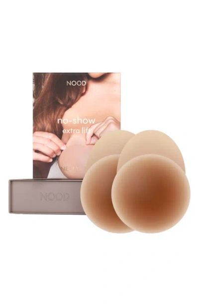 Nood No-show Extra Lift Reusable Nipple Covers In No.7 Bronze