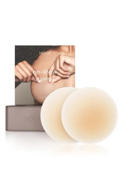 Nood No-show Grippies® Reusable Round Nipple Covers In No. 3 Buff