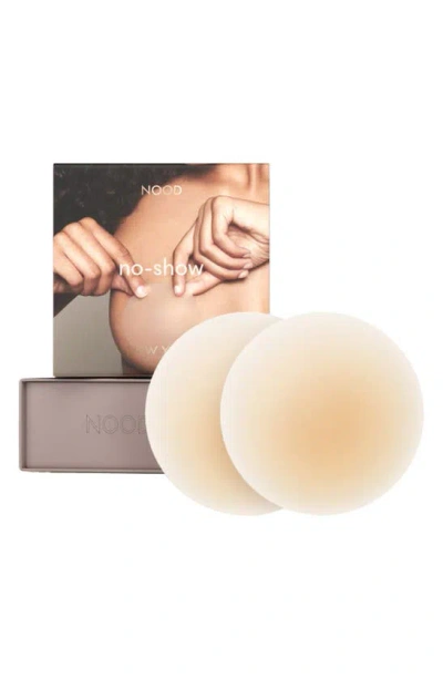 Nood No-show Reusable Round Nipple Covers In No.3 Buff