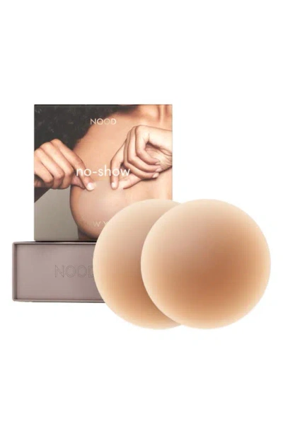 Nood No-show Reusable Round Nipple Covers In No.5 Soft Tan
