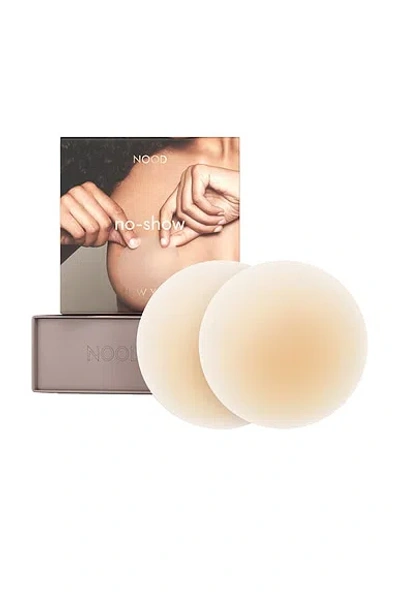 Nood No-show Reusable Round Nipple Covers 3 Inch In Neutral