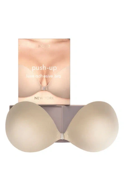 Nood Push-up Luxe Adhesive Bra In Beige