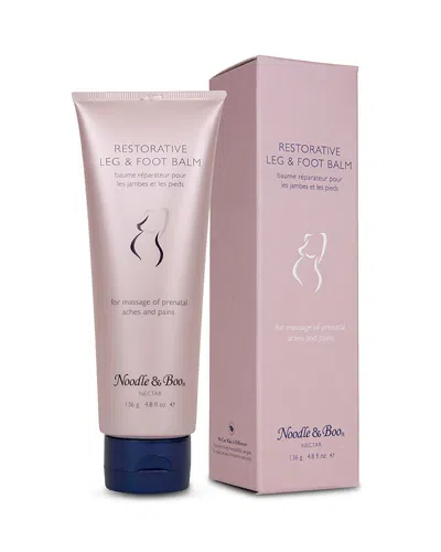 Noodle & Boo Restorative Leg & Foot Balm 4.8 Oz. In Pink