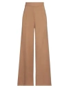 Noodle Italia Woman Pants Camel Size S Viscose, Polyester, Polyamide In Beige
