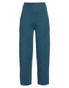 Noodle Italia Woman Pants Deep Teal Size L Wool, Viscose, Polyamide, Cashmere In Green