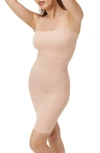 Noodyskin Seamless Forming Straps Dress In Nude