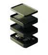 Nooe Bento Jot 3-layer Stationary Storage Box In Green