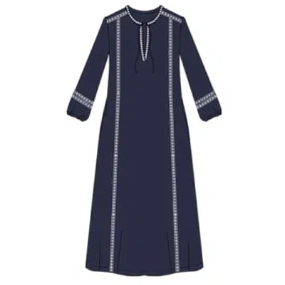 Nooki Design Emilia Maxi Dress-blue Mix