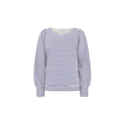 Nooki Design Helena Sweatshirt In Navy Mix From In Blue