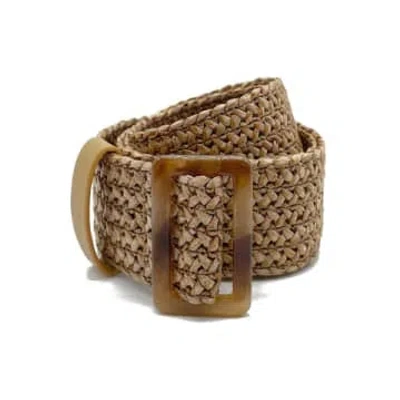 Nooki Design Mimi Woven Belt In Brown