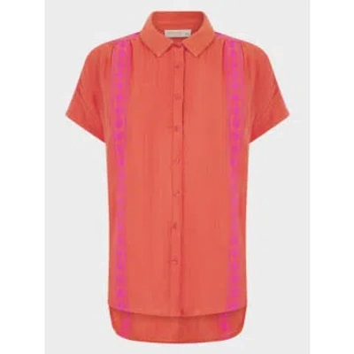 Nooki Design Polly Blouse In Orange