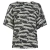 Nooki Design Women's Anna Boxy Blouse - Black In Black