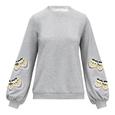 Nooki Design Women's Bartley Sweater - Grey In Gray
