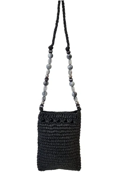 Nooki Design Women's Billie Crochet Phone Bag - Black