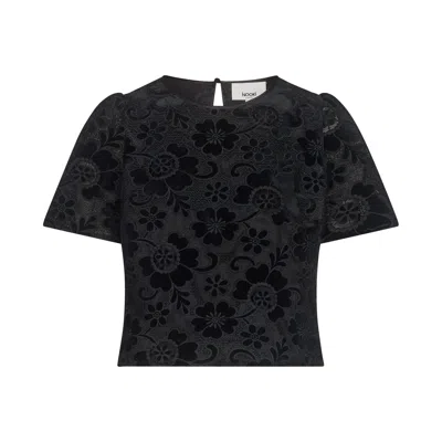 Nooki Design Women's Black Corinne Lace Top