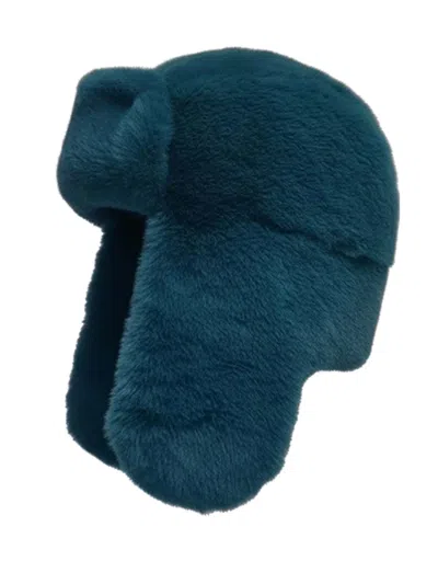 Nooki Design Women's Blue Billie Faux Fur Trapper Hat - Teal