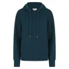 Nooki Design Women's Blue Norwood Knitted Hoodie In Teal Mix In Blue