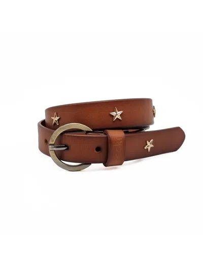 Nooki Design Women's Brown Calisto Star Belt In Tan